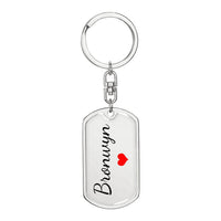 Load image into Gallery viewer, Bronwyn Keychain – Name Keychain for Women
