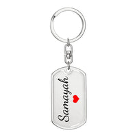 Load image into Gallery viewer, Samayah Keychain – Name Keychain for Women

