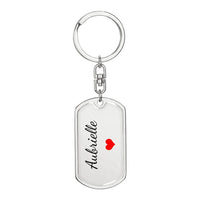Load image into Gallery viewer, Aubrielle Keychain – Name Keychain Gift
