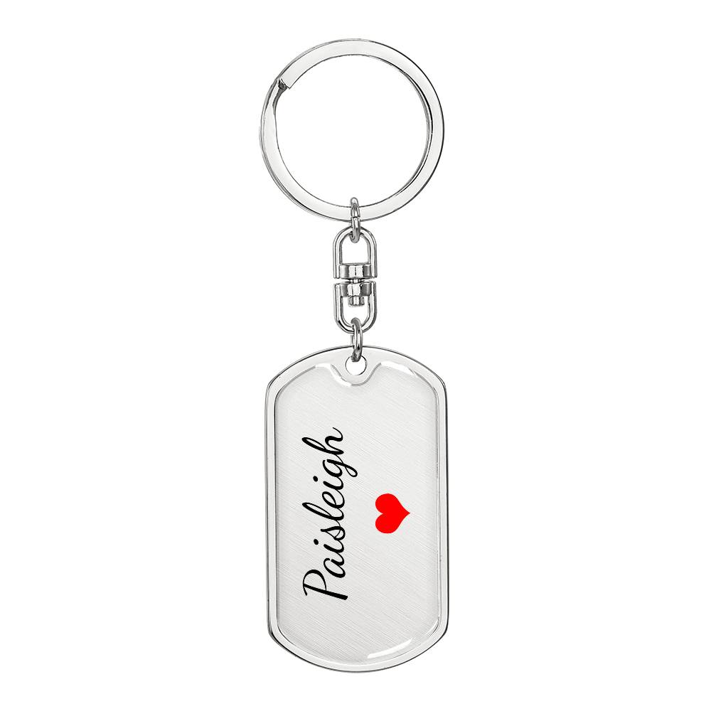 Paisleigh Keychain – Name Keychain Gift
