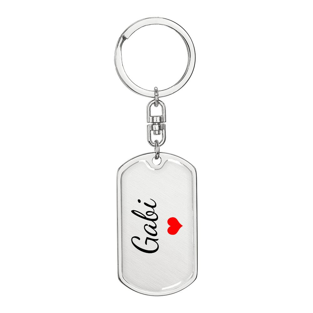 Gabi Keychain – Custom Name Keychain for Women