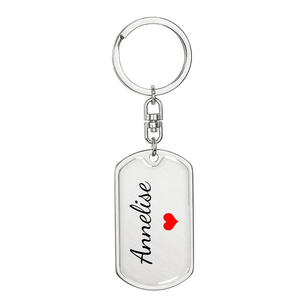 Annelise Keychain – Name Keychain Gift
