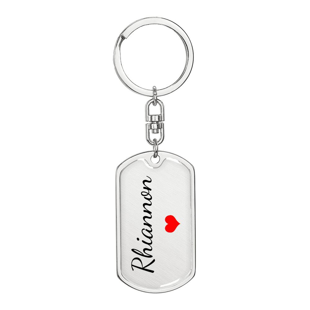 Rhiannon Keychain – Name Keychain Gift