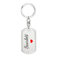 Load image into Gallery viewer, Scarlett Keychain – Name Keychain Gift
