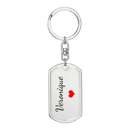 Veronique Keychain – Name Keychain Gift