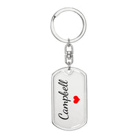 Load image into Gallery viewer, Campbell Keychain – Name Keychain Gift
