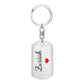 Zuriah Keychain – Custom Name Keychain for Women