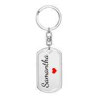 Load image into Gallery viewer, Samantha Keychain – Name Keychain Gift
