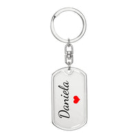 Load image into Gallery viewer, Daniela Keychain – Name Keychain for Women
