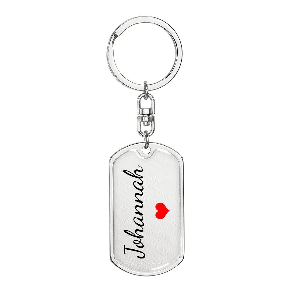 Johannah Keychain – Name Keychain Gift