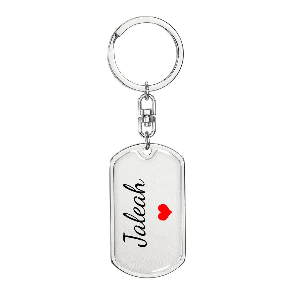 Jaleah Keychain – Custom Name Keychain for Women