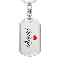 Load image into Gallery viewer, Pakistani Mom Gift Personalized, Custom Ammi Keychain, Sentimental Eid Gift for Ammi
