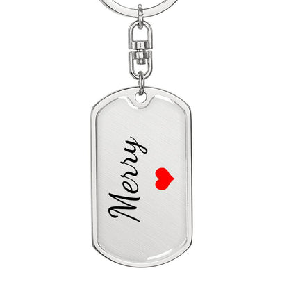 Merry Keychain – Custom Name Keychain for Women