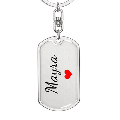 Mayra Keychain – Custom Name Keychain for Women