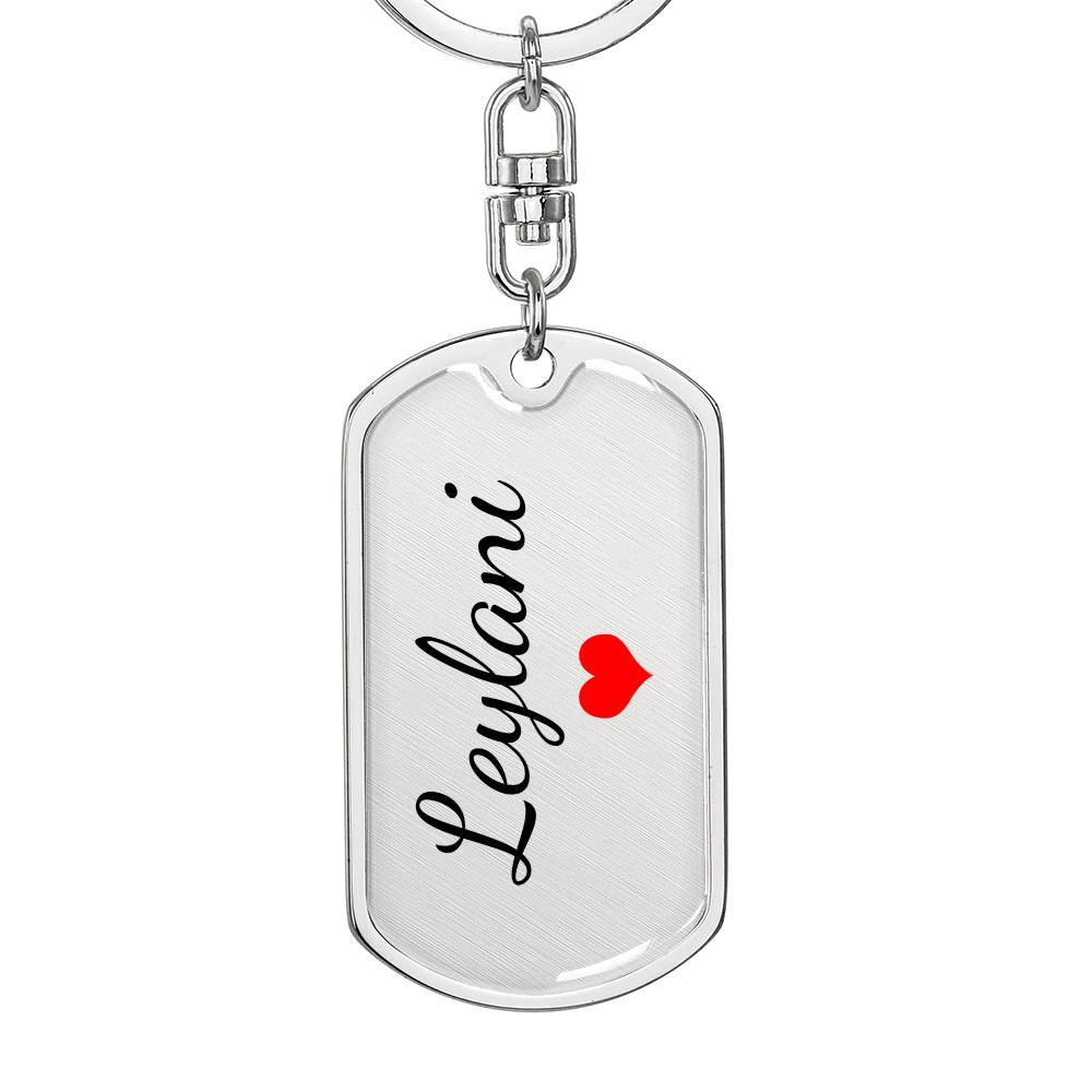 Leylani Keychain – Name Keychain for Women
