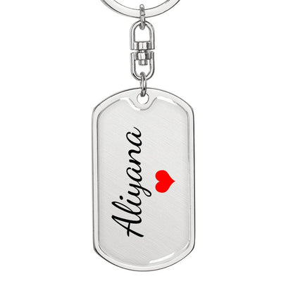 Aliyana Keychain – Name Keychain for Women