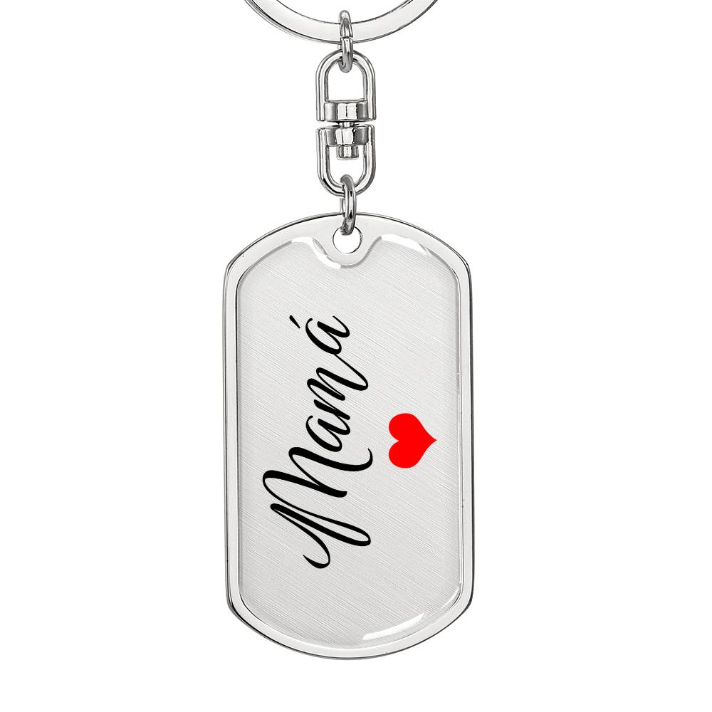Regalo Personalizado para Mama, Llavero Grabado para Mama, Dia de las Madres Keepsake from Hijos, Personalized Mom Gift in Spanish