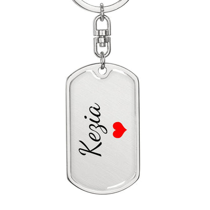 Kezia Keychain – Custom Name Keychain for Women