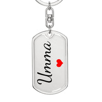 Load image into Gallery viewer, Umma Gift, Custom Umma Keychain, Korean Mom Gift Personalized, Eomma Key chain in Hangul
