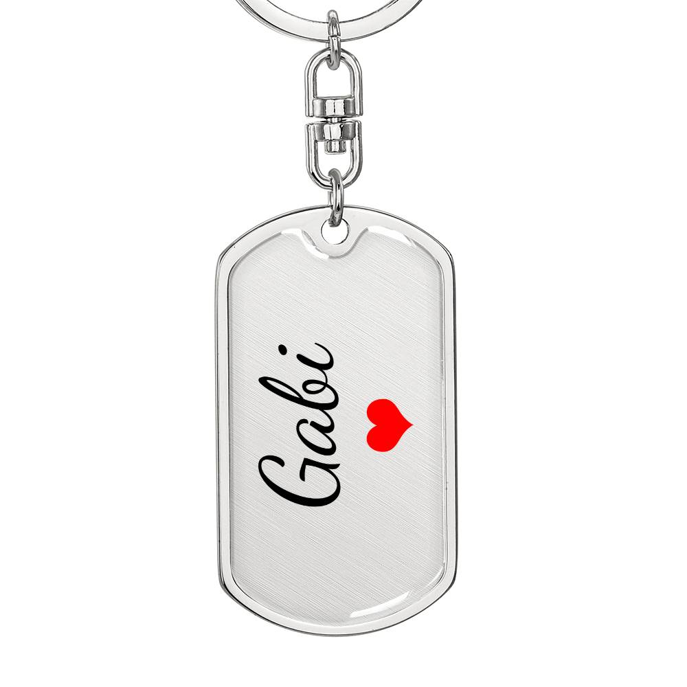 Gabi Keychain – Custom Name Keychain for Women