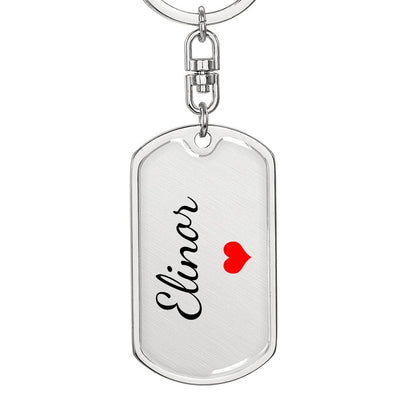Elinor Keychain – Custom Name Keychain for Women