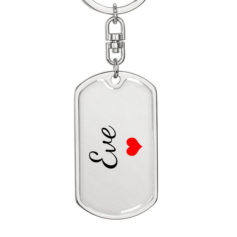 Eve Keychain – Custom Name Keychain for Women
