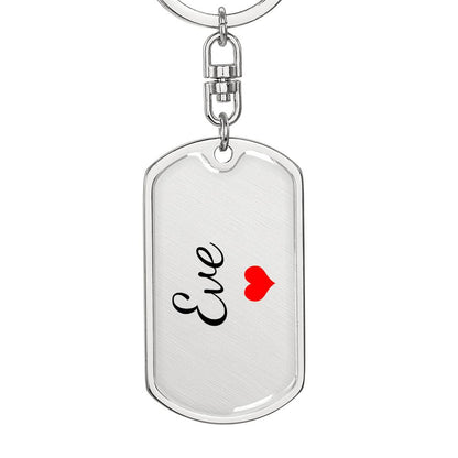 Eve Keychain – Custom Name Keychain for Women