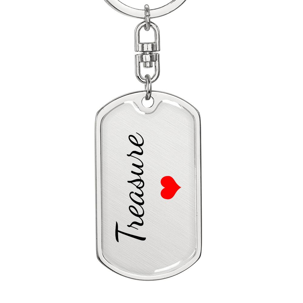 Treasure Keychain – Name Keychain Gift