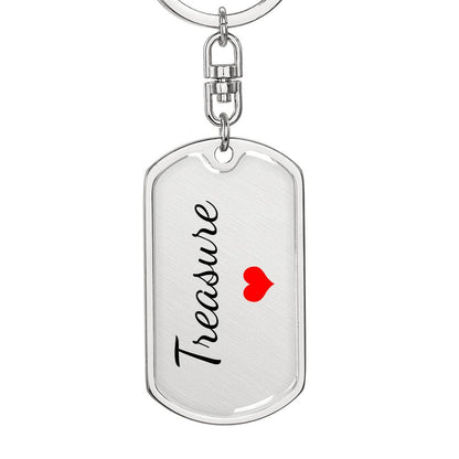 Treasure Keychain – Name Keychain Gift