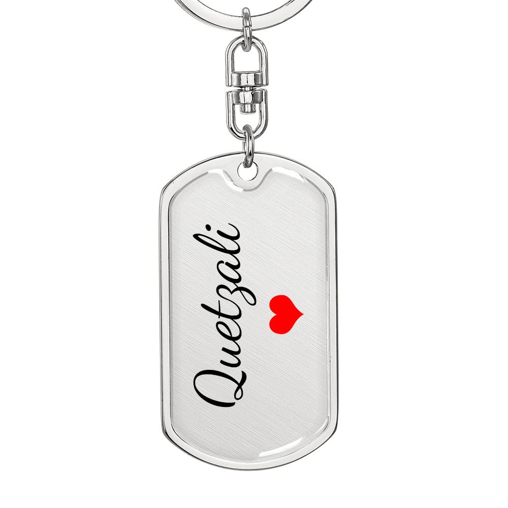 Quetzali Keychain – Name Keychain Gift