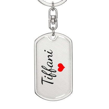 Tiffani Keychain – Name Keychain for Women