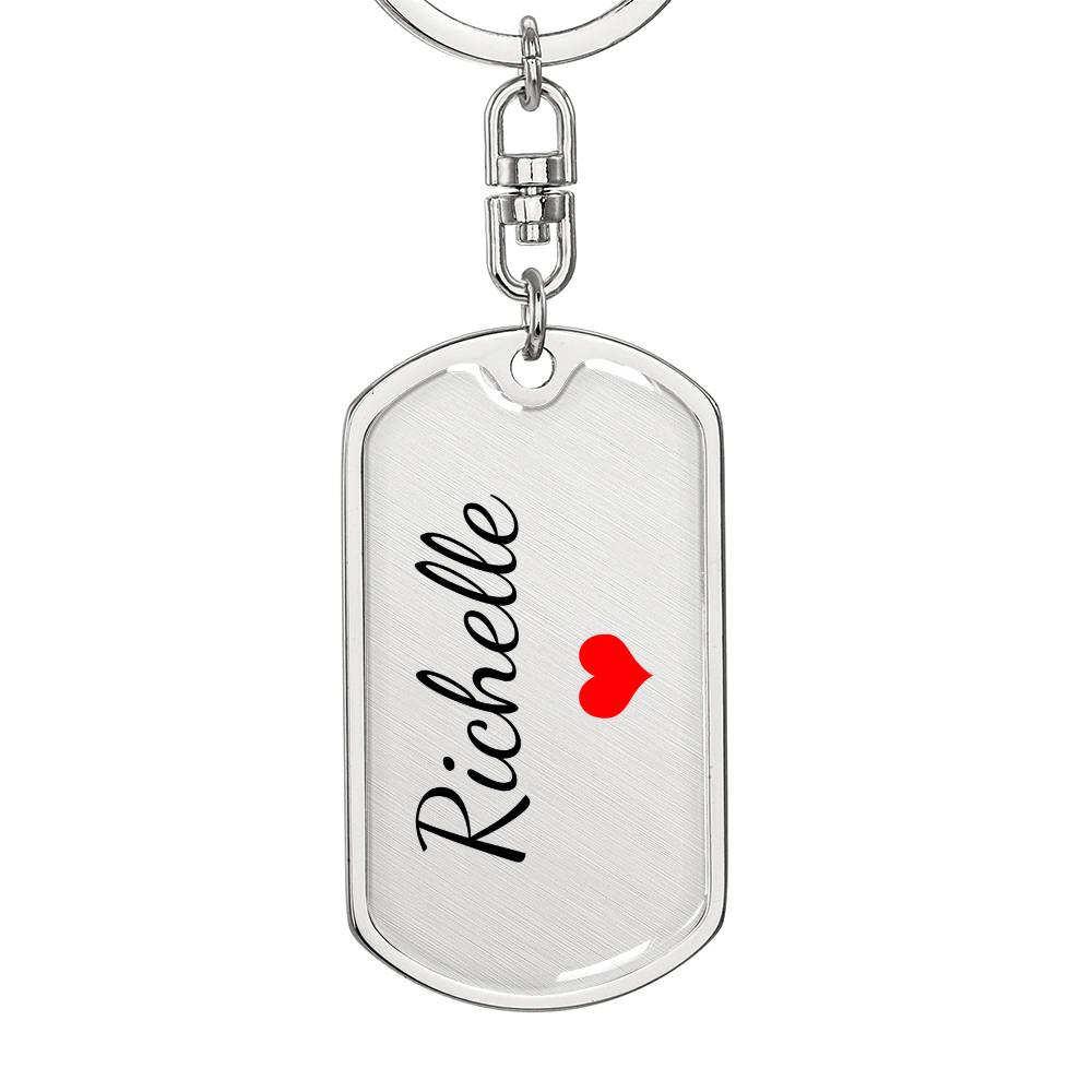 Richelle Keychain – Name Keychain Gift