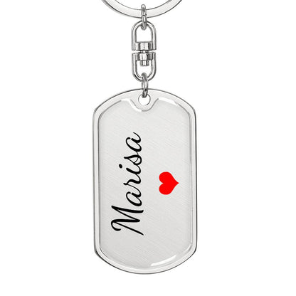 Marisa Keychain – Custom Name Keychain for Women