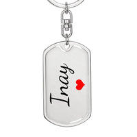 Load image into Gallery viewer, Inay Gift, Filipino Mom Gift, Mahal Kong Inay Personalized Keychain, Pinay Mothers Day Keepsake from Anak
