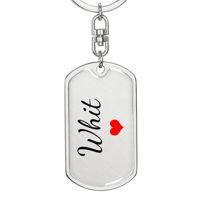Whit Keychain – Custom Name Keychain for Women