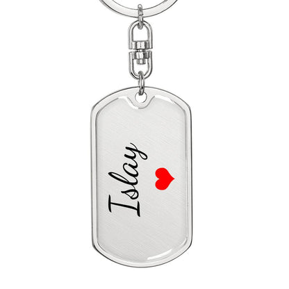 Islay Keychain – Custom Name Keychain for Women