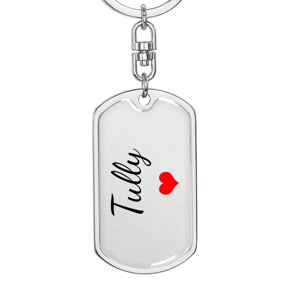 Tully Keychain – Custom Name Keychain for Women