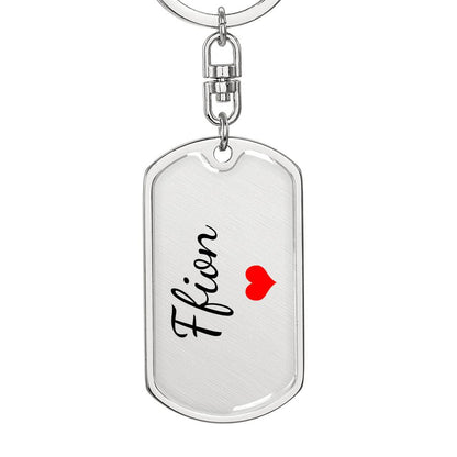 Ffion Keychain – Custom Name Keychain for Women