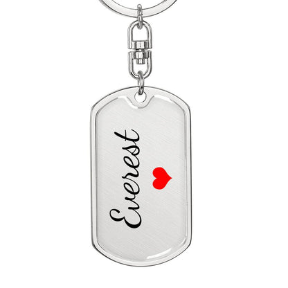 Everest Keychain – Name Keychain for Women