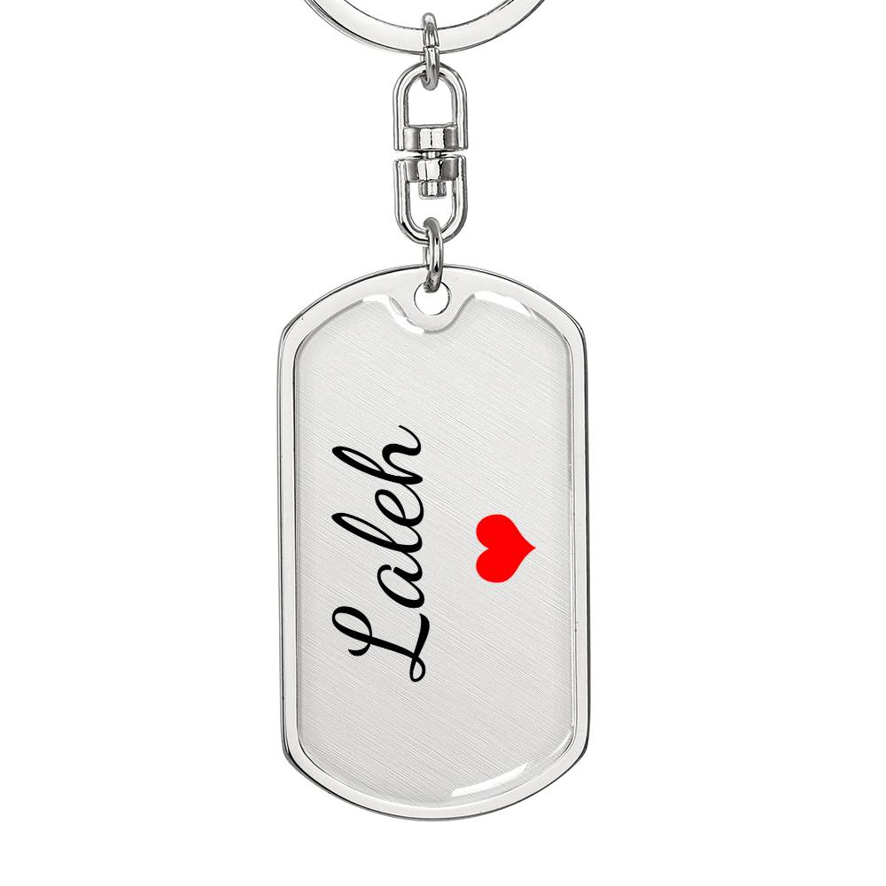 Laleh Keychain – Custom Name Keychain for Women