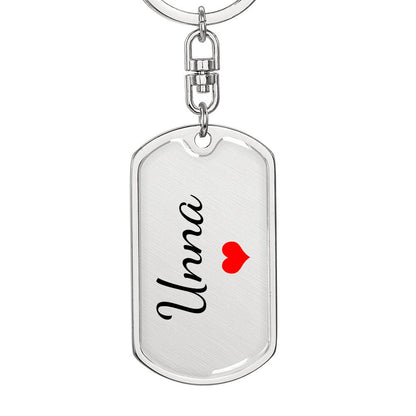 Unna Keychain – Custom Name Keychain for Women