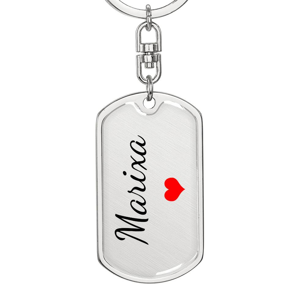Marixa Keychain – Custom Name Keychain for Women