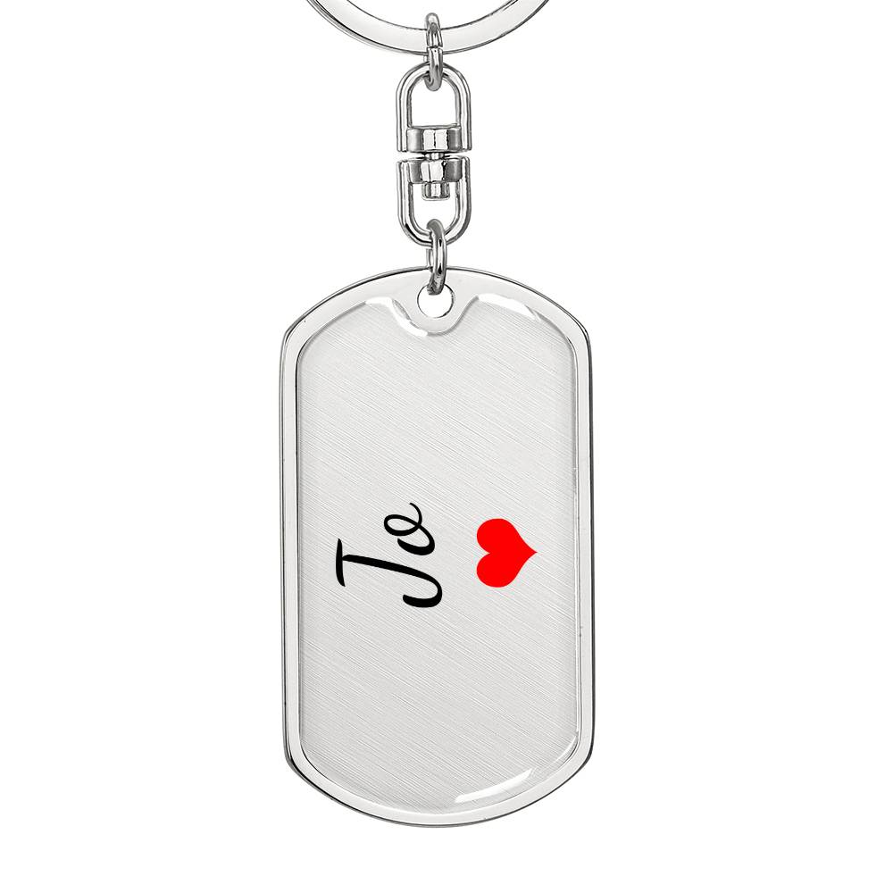 Jo Keychain – Custom Name Keychain for Women