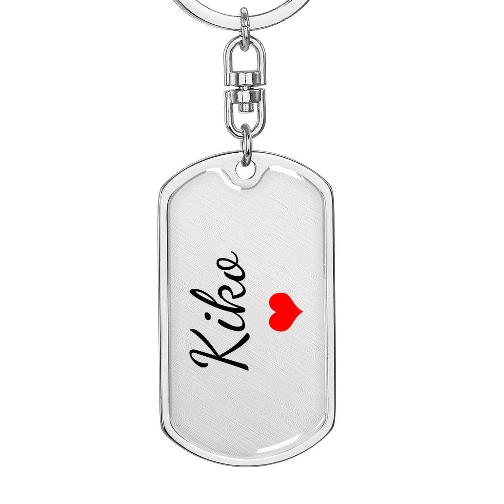 Kiko Keychain – Custom Name Keychain for Women