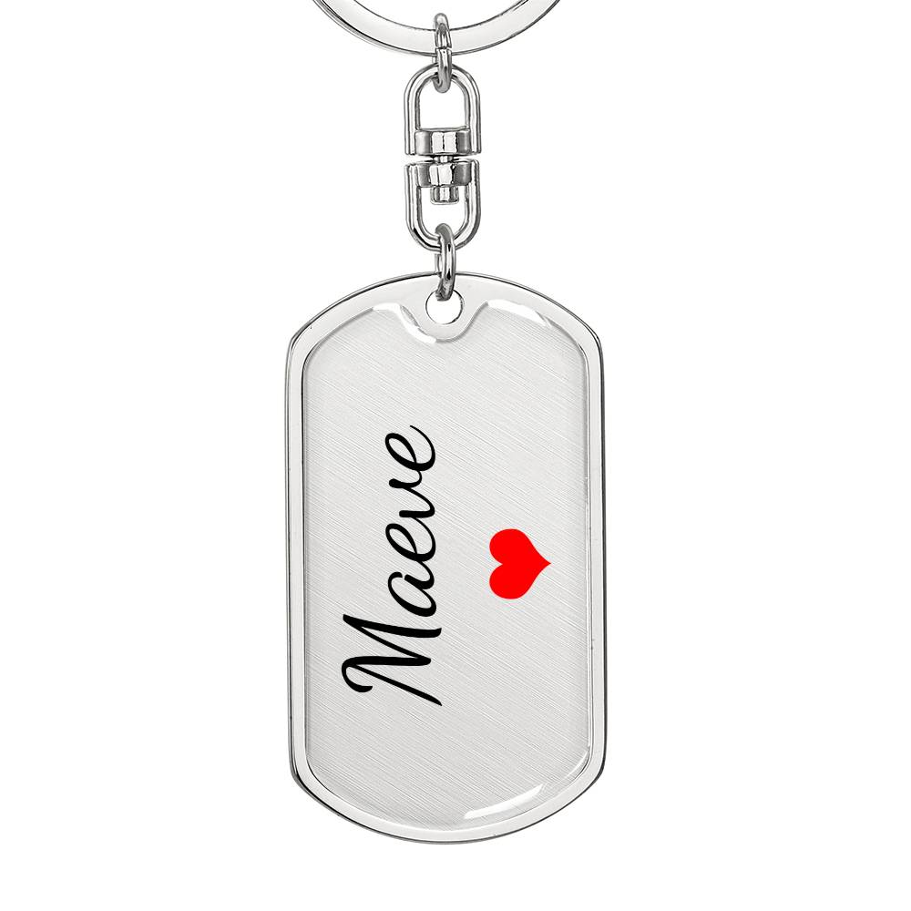 Maeve Keychain – Custom Name Keychain for Women