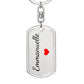 Emmanuelle Keychain – Name Keychain Gift