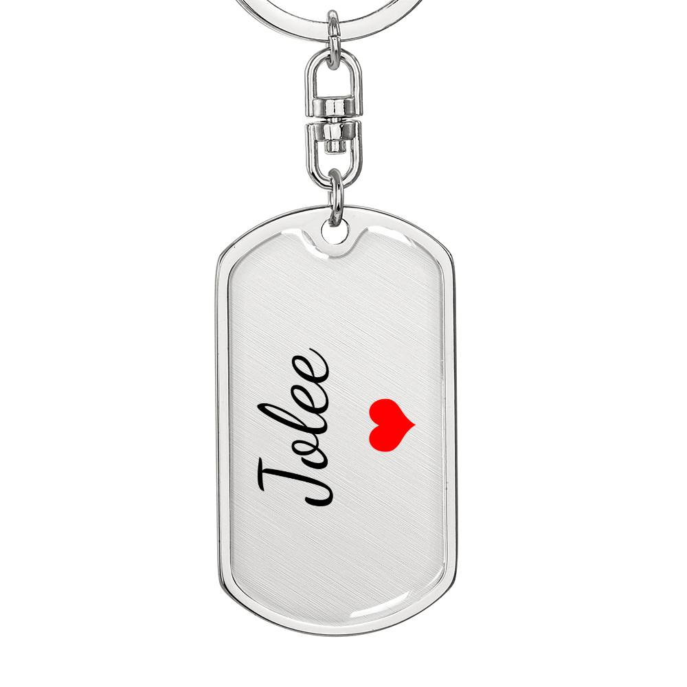 Jolee Keychain – Custom Name Keychain for Women