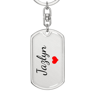 Jazlyn Keychain – Custom Name Keychain for Women