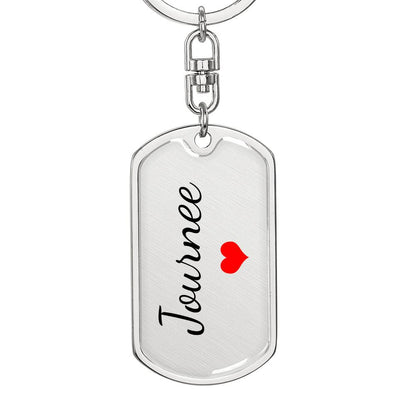 Journee Keychain – Name Keychain for Women