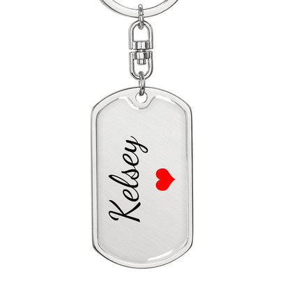 Kelsey Keychain – Custom Name Keychain for Women